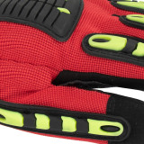 Industrial Construction Safety Gloves Men Women Heavy Duty PVC Rubber Gloves Impact Mechanic Work Gloves