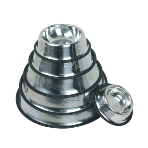 Custom promotional pet stainless dog bowl,wholesale bowl for dog
