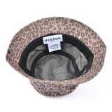 fashion sexy leopard animal printed bucket hat custom summer sun hat fishing cap hat