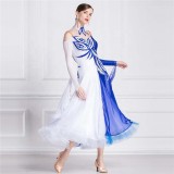 B-18417 Hot Sale Competition Ballroom Gown Custom High Quality American Smooth Ballroom Competition Dress For Adults