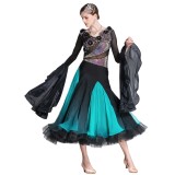 B-18275 British Imported Fabric International Standard Ballroom Dance Dress High-end Competition Ballroom Dance Dresses For Sale