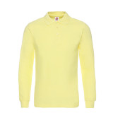 Mens Performance Polo Shirts 220GSM Custom Logo Long Sleeve Polo Shirt With Your Design Mens Cotton Polo Shirts