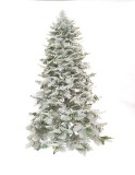 Full Density 7ft Green PVC PE Christmas Tree with Metal Stand for Indoor and Outdoor Use