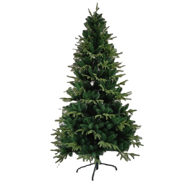 Custom Size 6ft 7ft 8ft Green PE PVC Christmas Tree with Metal Base