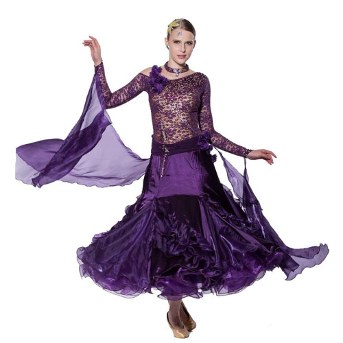 B-14133 hot sale adult elegant ballroom dance dress