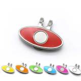 Cheap Price Oval Shaped Steel Magnetic Golf Hat Clip