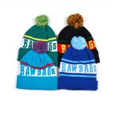 custom funny beanie knitted hats custom logo design