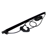 Multi-Functional  Gym Black Yoga Pilates Stick Bar Adjustable Pilates Bar Kit With Resistance Bands