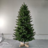 New design 7FT PVC Xmas  Tree with Special Wood Base Christmas tree