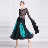 B-18275 British Imported Fabric International Standard Ballroom Dance Dress High-end Competition Ballroom Dance Dresses For Sale