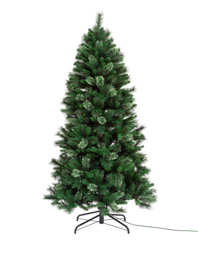 Custom Size Cheap Stock 7ft 8ft Green PVC Christmas Tree with Metal Base