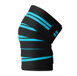 High Quality Adjustable Customized Size Weightlifting Fitness Powerlifting Knee wraps Straps for Squats