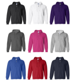 High Quality Fleece Sweatshirt Custom Zipper Hoody Printed Logo Mens Hoodies With Hood