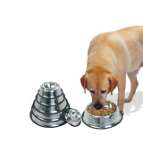 Custom promotional pet stainless dog bowl,wholesale bowl for dog