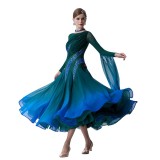b-19430 Smooth ballroom dress woman waltz dance costumes dance dresses tango costumes standard foxtrot dress