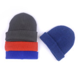 Skully hat beanie Pattern Wholesale Custom winter hat knit beanie