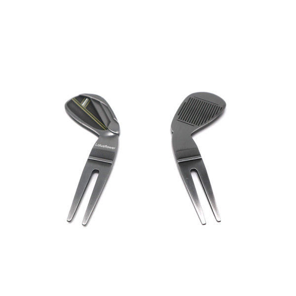 High Quality Zinc-Alloy Die Casting Golf Pitch Fork Golf Divot Tool