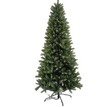 Best selling PE Pencil Slim Artificial Christmas Tree with Metal Base