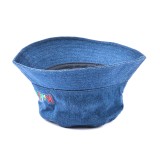High quality solid fisherman sun hat bulk order jean bucket hat denim