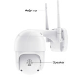 Icsee 5mp Wifi Ip Camera Onvif Wireless Bullet Waterproof Outdoor Camera Two Way Audio Motion Detection