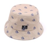 Custom OEM printing fishing bucket hat with woven label