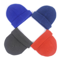 Skully hat beanie Pattern Wholesale Custom winter hat knit beanie