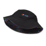 100% cotton custom your own logo embroidery cheap reversible bucket hats bulk wholesale