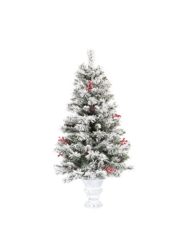Hot Quality 6ft 7ft Pre-lit Artificial Christmas Tree Wreath led branch lights with Hinged Branches