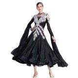 B-1875 Custom ballroom dance competition dresses high-end ballroom standard dance dresses social modern dance dress for sale