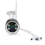 1080p Hd Outdoor Smart Home Network Night Vision Red And Blue Flash Alarm Wireless Wifi Ip Cctv Camera