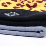 Oem jacquard knit pom oversize beanie cap