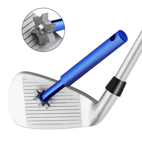 High Quality Golf Cleaning Tool Combo Golf Club Sharpener and Retractable Golf Club Brush