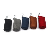 Luxury Golf Pouch Bag Storage 2 Balls Golf Ball Holder PU Bag
