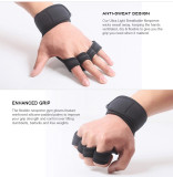 Wholesale Custom Black Fitness Weight Lifting Padded  Half Finger Gloves Sports Gym