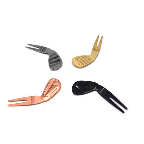 High Quality Zinc-Alloy Die Casting Golf Pitch Fork Golf Divot Tool