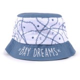 Colorful Men Reversible Cotton Wide Brim Adult Fisherman Bucket Hat Cap Black and White Design Your Own Custom Embroidery Gift