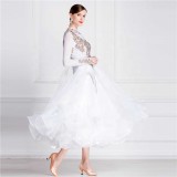 B-18428 High Quality Latin Smooth American Dancing Dresses Hot Selling Competition Ballroom Dance Dress For Sale