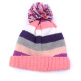 baby girl acrylic crochet knitted beanie floral hats for winter