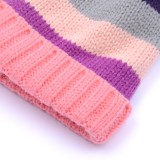 baby girl acrylic crochet knitted beanie floral hats for winter
