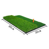 Factory Price Artificial Turf Hitting Mat Rubber Bottom Portable Golf Hitting Mat Golf Training Rubber+artificial Turf 30*60cm
