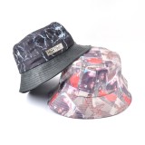 fashion cheap hip hop outdoor sport style large brim custom tie dyed bucket hat