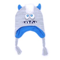 Hot Sale Animal Winter Knitted Baby Beanie Hat Cap with Earflap