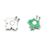 High Quality Maple Leaf Shaped Steel Magnetic Golf Hat Clip