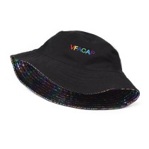 100% cotton custom your own logo embroidery cheap reversible bucket hats bulk wholesale