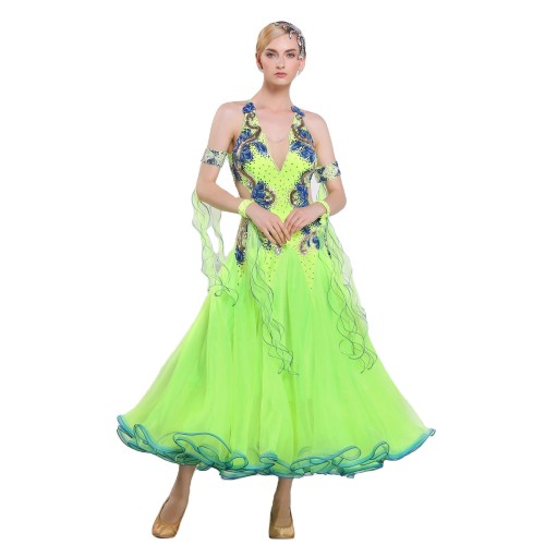 B-16264 Wholesale new sexy ballroom competition dance dress custom high quality american ballroom dresses for children