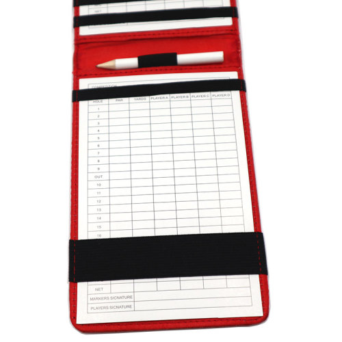 High Quality Golf Scorecard Holder PU