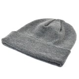 Custom warm winter short blank 100 cotton beanie cap hats