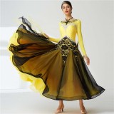 B-2051 Competition Ballroom Latin American Dresses High Quality Standard Latin Dance Dress Cheap For Adults