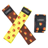 Exercise Stretch Heavy Custom eco friendly resistance band workout home Patterned Fabric Cotton bands resistant