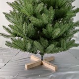 New design 7FT PVC Xmas  Tree with Special Wood Base Christmas tree